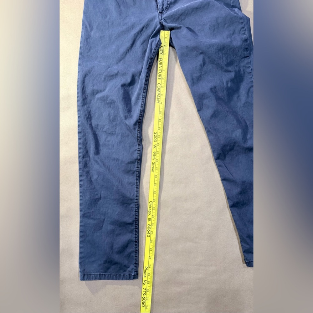 BRAX Cooper Fancy Pants Men’s 33x32 – Regular Fit Dark Blue Chino - Picture 7 of 8